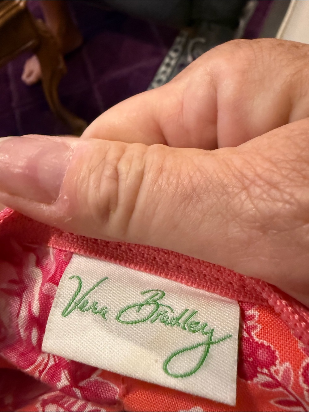 Vera Bradley Pink Floral Quilted Shoulder Bag - Picture 2 of 7